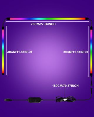 Tira LED RGB Sincronización Pantalla PC