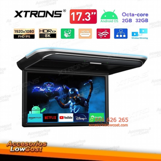 Pantalla Reproductor multimedia para techo de coc