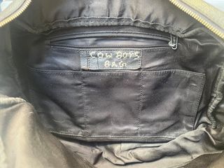 Bolso de piel cuero Cowboysbag negro