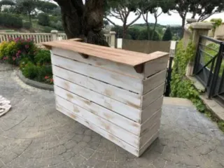 Barra Bar Rústica Madera