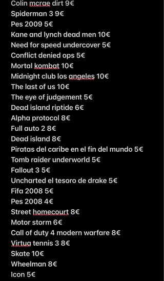 Lote de 56 Juegos PS3 al mejor precio de Wallapop!