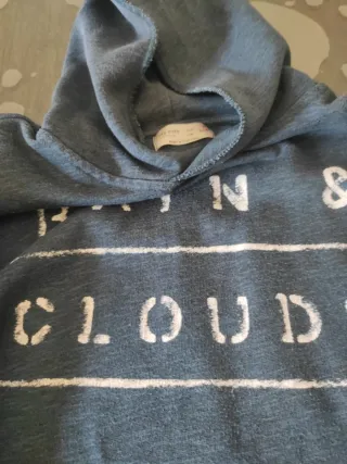 Sudadera Zara niño capucha 8 años