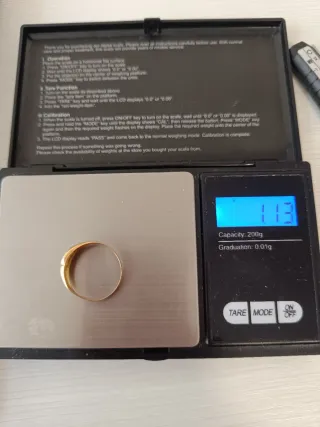 Anillo de oro bajo 8k/333