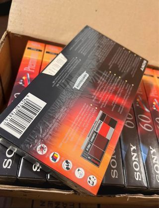 Lote 6 Cintas VHS Sony Premium 60 Minutos Nuevas
