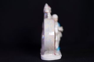 Reloj cerámica figurita caballo