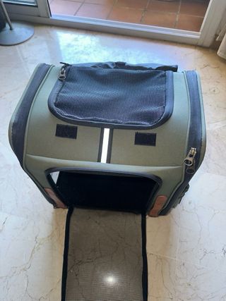 Mochila transportín perro pequeño