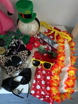 Accessori/costumi per photocall Festa Fenicottero