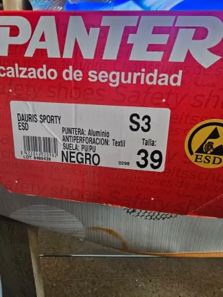 Botas de seguridad PANTER negras