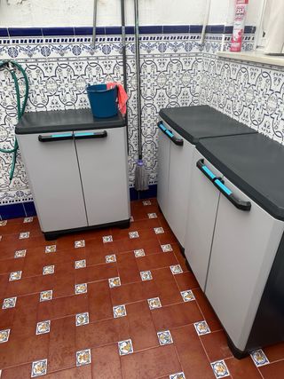 Armarios bajos de plástico