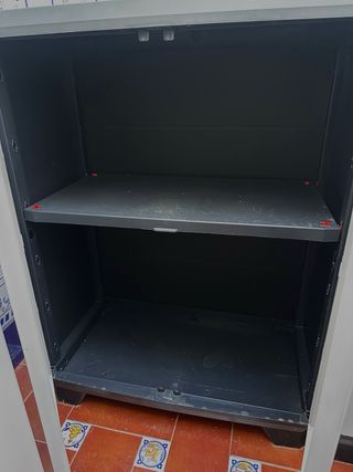 Armarios bajos de plástico