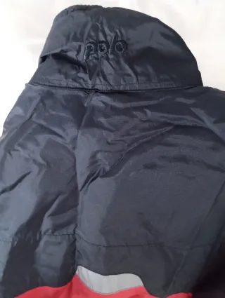 Chaqueta motera ROAD negra y roja