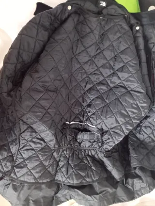 Chaqueta motera ROAD negra y roja