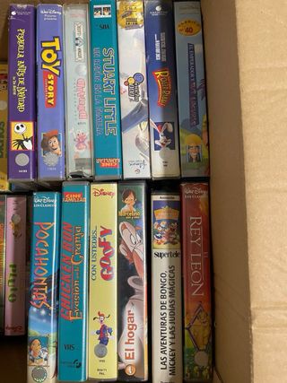 Lote Películas de Disney VHS (Español)