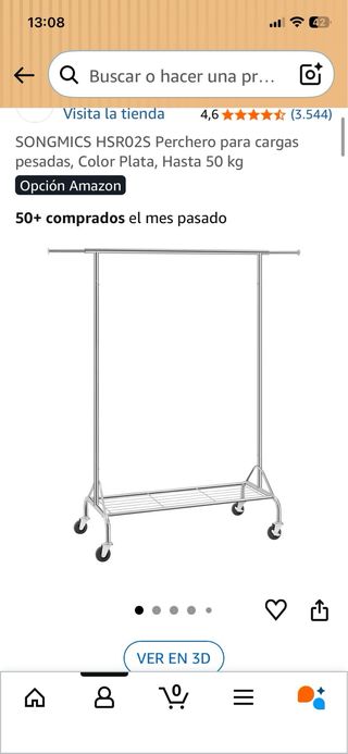 Perchero Metálico Resistente