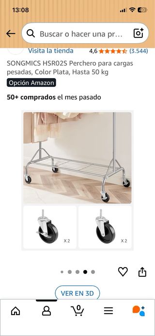 Perchero Metálico Resistente