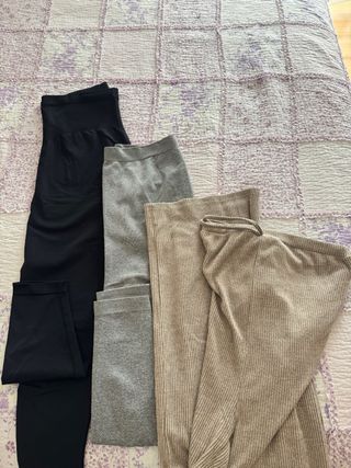 Lote 3 Pantalones Premamá Talla L/XL