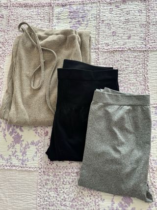 Lote 3 Pantalones Premamá Talla L/XL