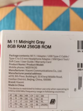 Xiaomi Mi 11 256GB 8GB RAM