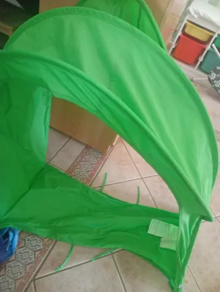 Carpa de cama infantil verde