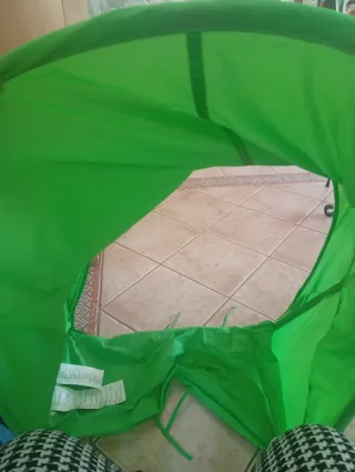 Carpa de cama infantil verde