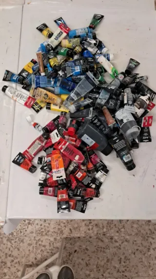 Lote Pinturas Acrílicas Variadas