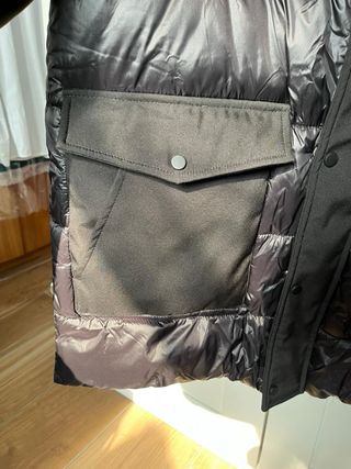 Giubbotto Puffer Ibrido Uomo XL Nero