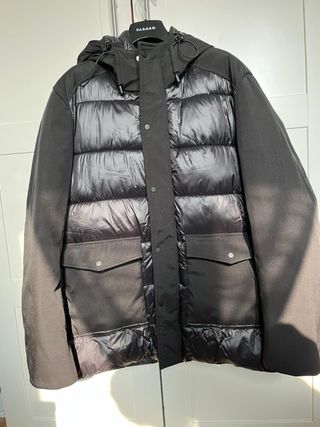 Giubbotto Puffer Ibrido Uomo XL Nero