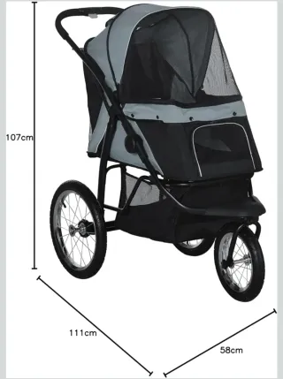 Transportín Plegable para Perros PawHut