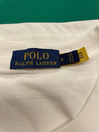 Camiseta Polo Ralph Lauren Blanca Talla M