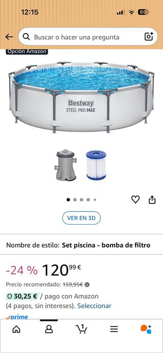 Filtro Bomba Piscina Bestway Nuevo