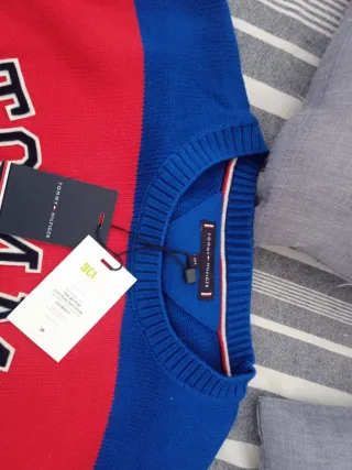 Jersey Tommy Hilfiger Rayas Azul/Rojo