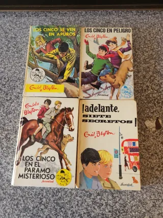 Pack 4 libros de la saga Juvenil Los Cinco