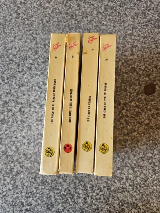 Pack 4 libros de la saga Juvenil Los Cinco