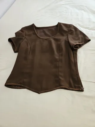 Conjunto falda, blusa y chaqueta + zapatos