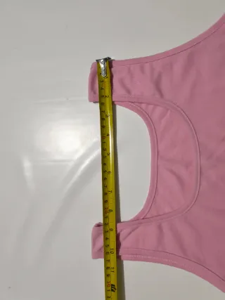 Camiseta sin mangas rosa