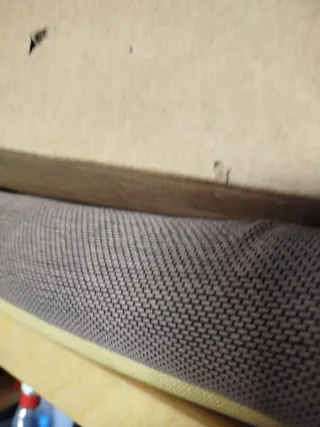 Sillón relax Ikea madera y tela