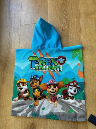 Poncho Toalla Patrulla Canina Niño