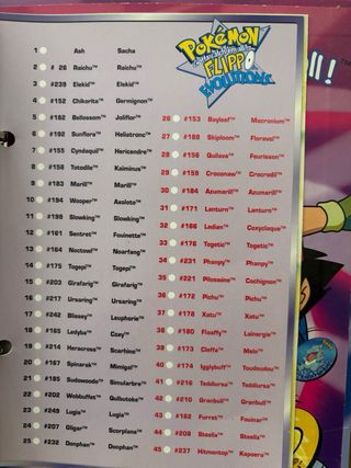Álbum Pokémon Flippo Completo