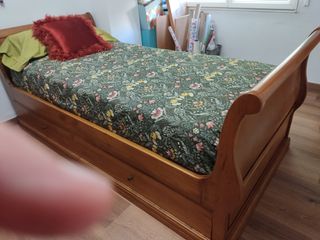 Letto a castello in legno massello seminuovo