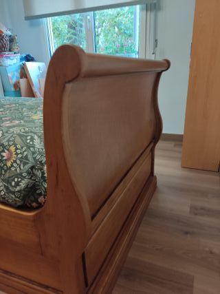 Letto a castello in legno massello seminuovo