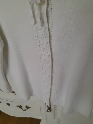 Chaqueta Algodón Purificación García Blanca