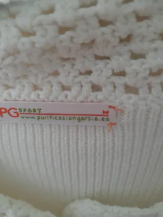 Chaqueta Algodón Purificación García Blanca