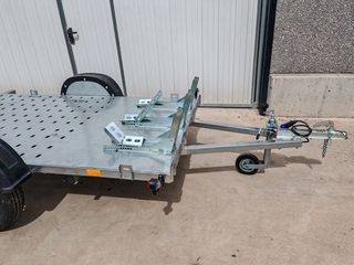 NUEVO: Remolque portamotos piso plano