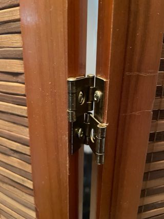 Biombo separador de ambientes de madera