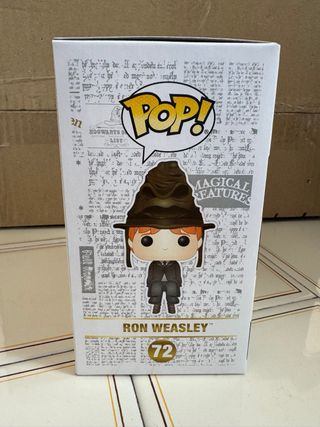 Funko Pop Ron Weasley Sorting Hat #72 Harry Potter