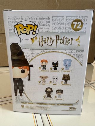 Funko Pop Ron Weasley Sorting Hat #72 Harry Potter