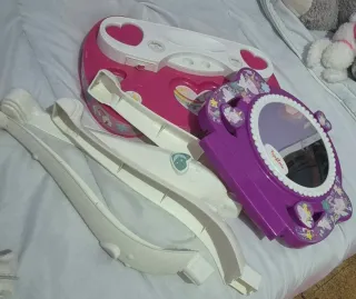 Tocador infantil unicornio rosa