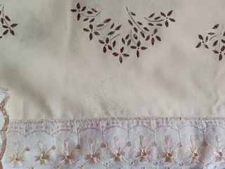 Juego de sábanas hecho a mano