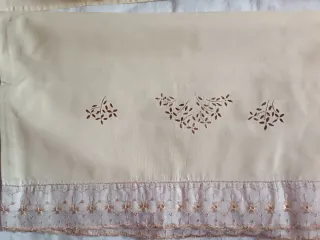 Juego de sábanas hecho a mano