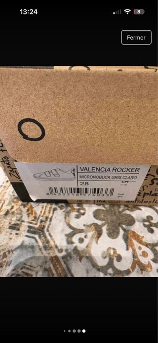 Zapatillas Valencia Rocker - Talla 28 - Micronobuc
